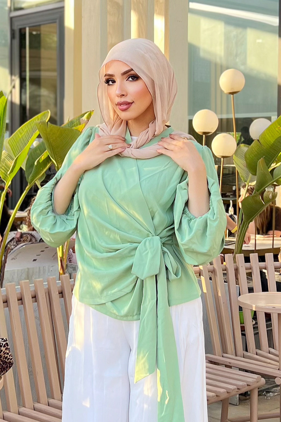 Elegance Tie Blouse