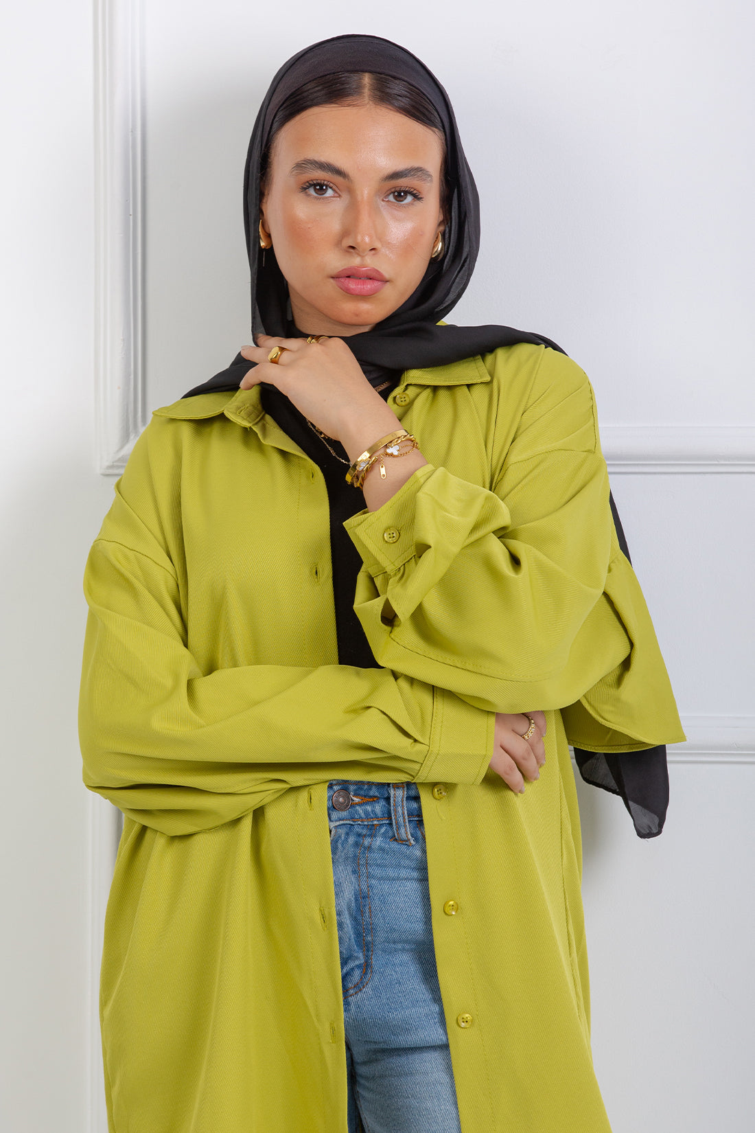 Ruffle-Back Shirt