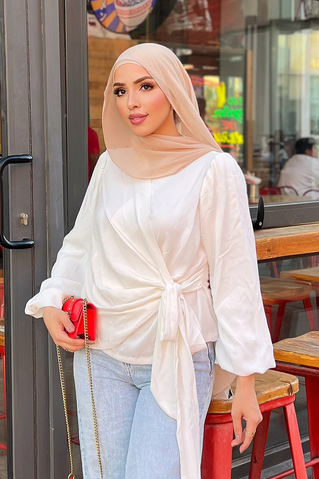 Elegance Tie Blouse