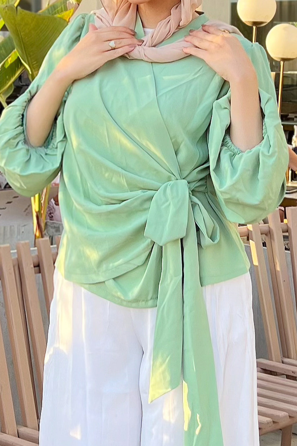 Elegance Tie Blouse
