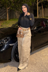Crushy Satin Pants