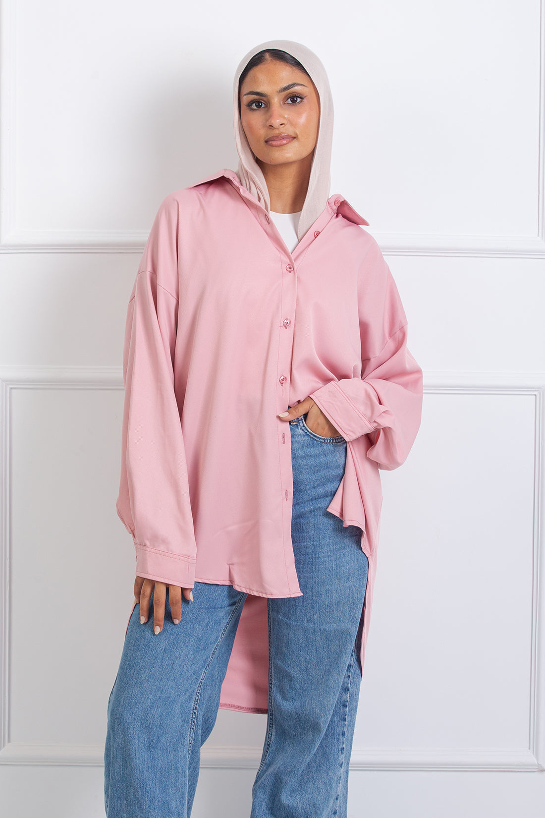 Ruffle-Back Shirt