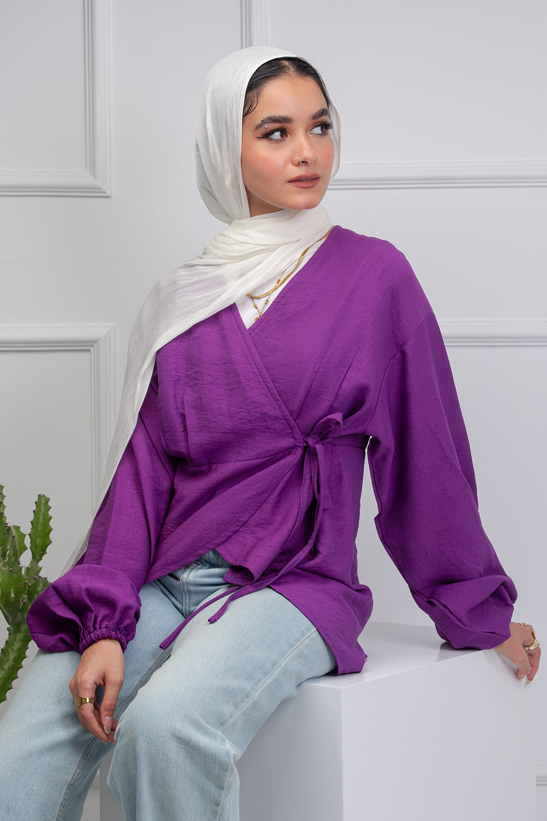 Easy Twist Blouse