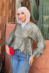 Ease Wrap Blouse