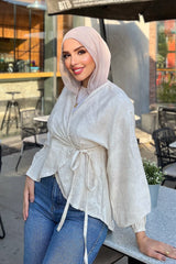 Ease Wrap Blouse
