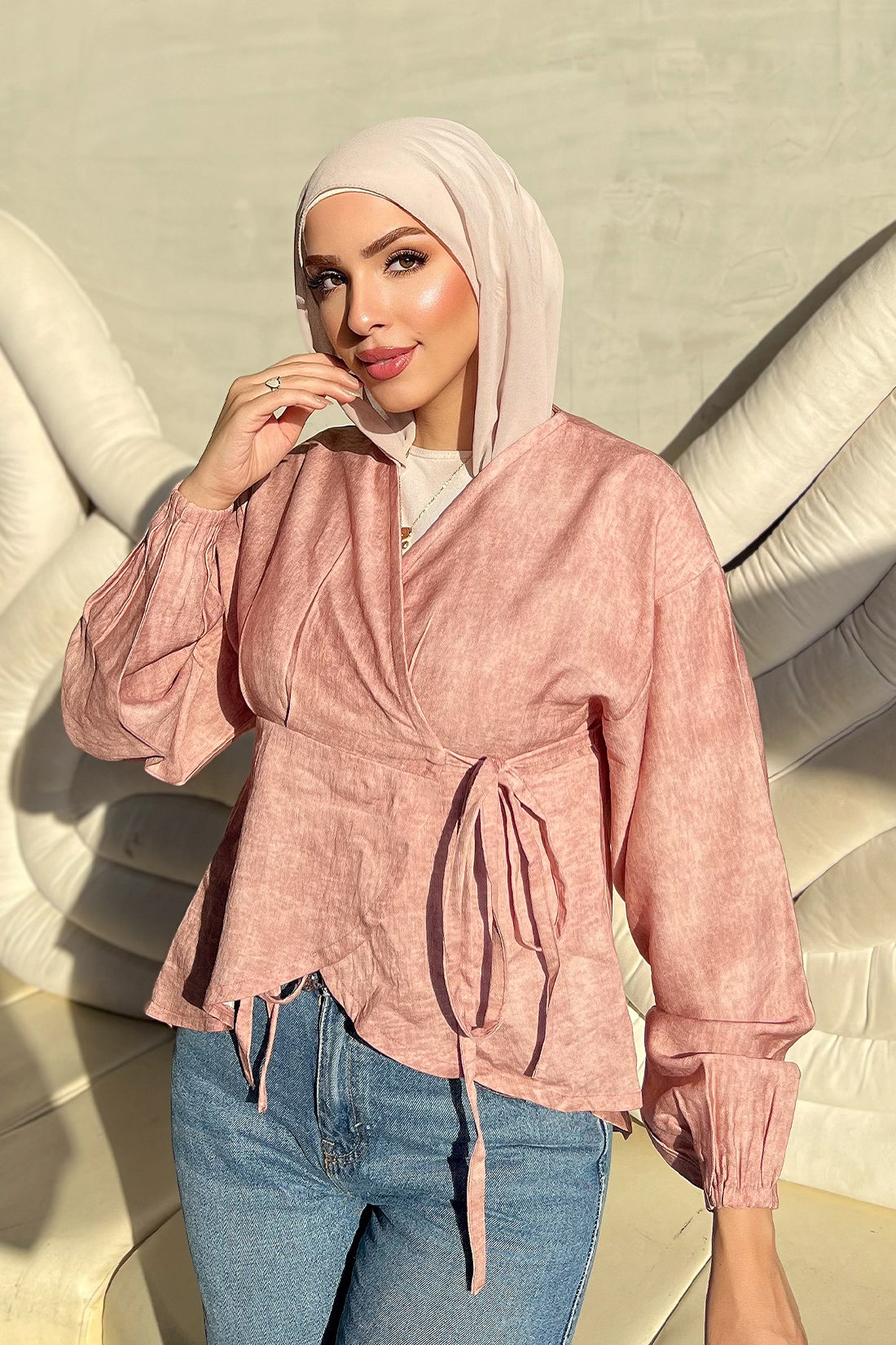 Ease Wrap Blouse