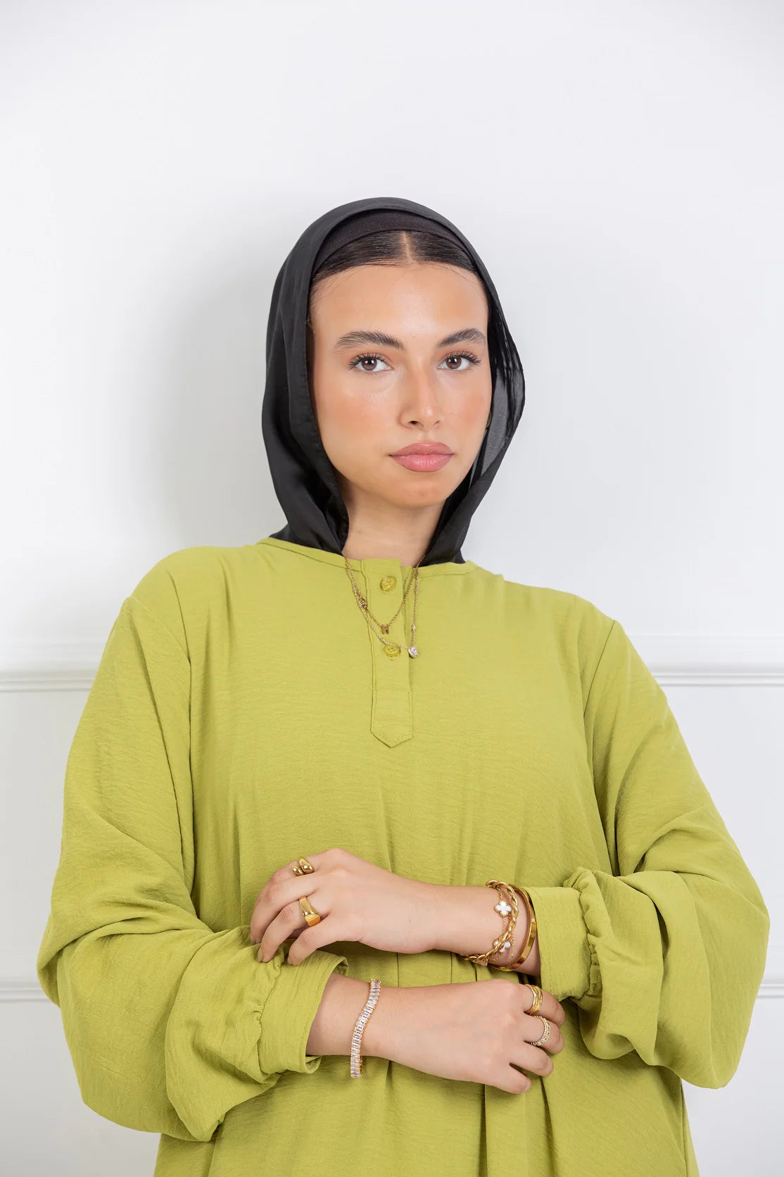 Softy Dress - Lime Green