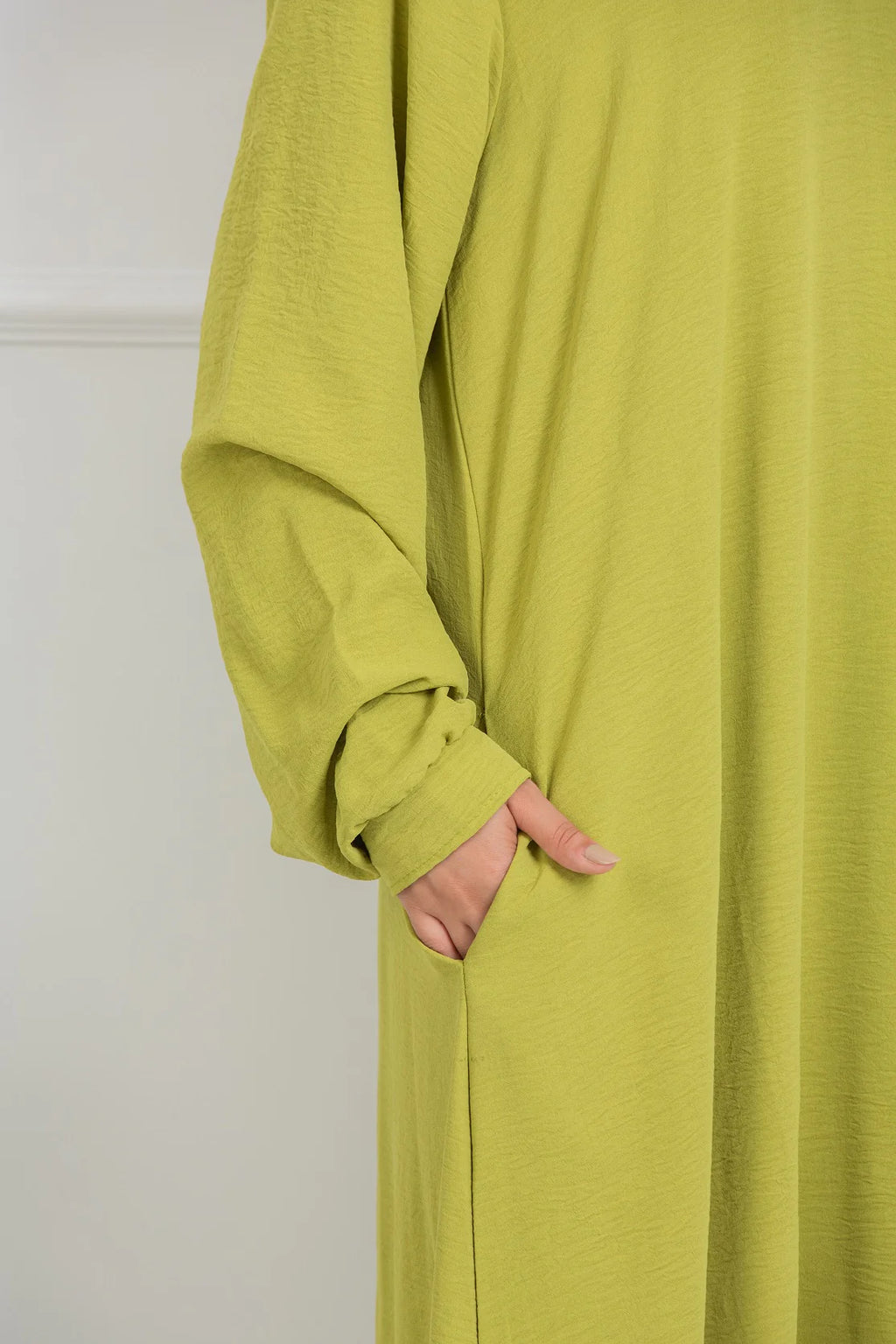 Softy Dress - Lime Green