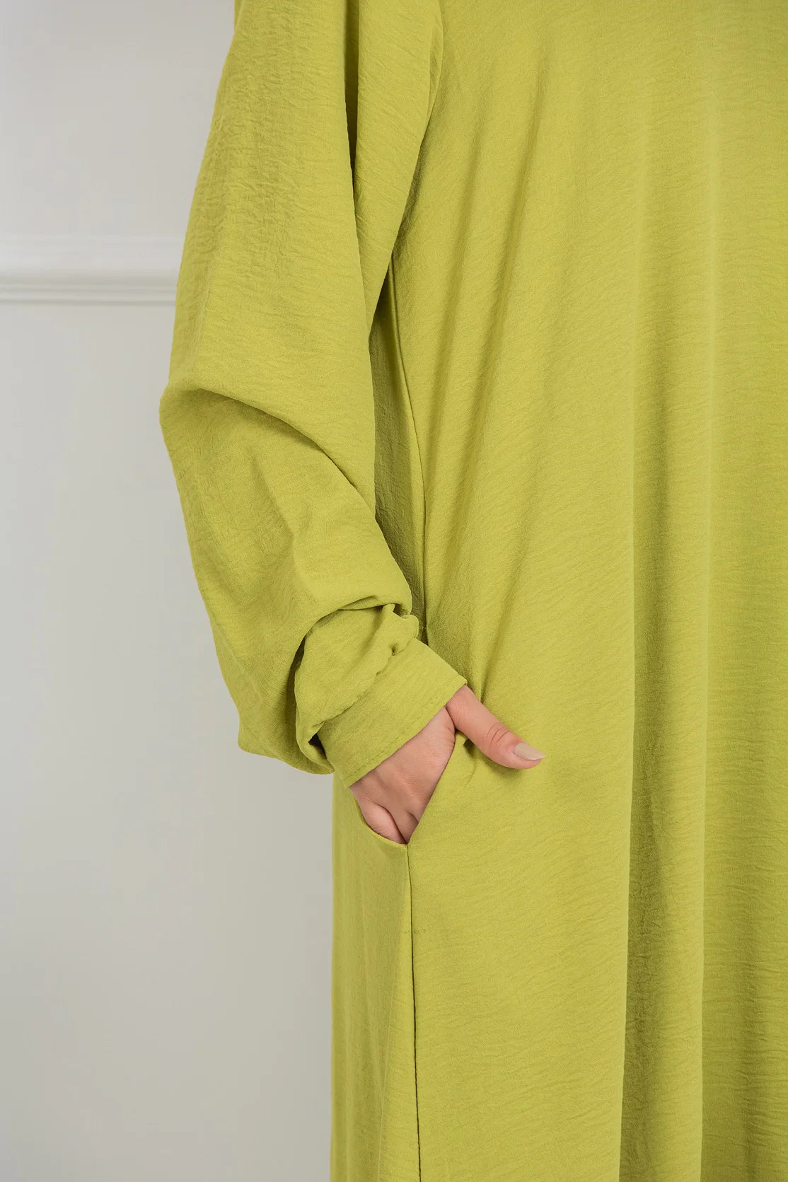 Softy Dress - Lime Green