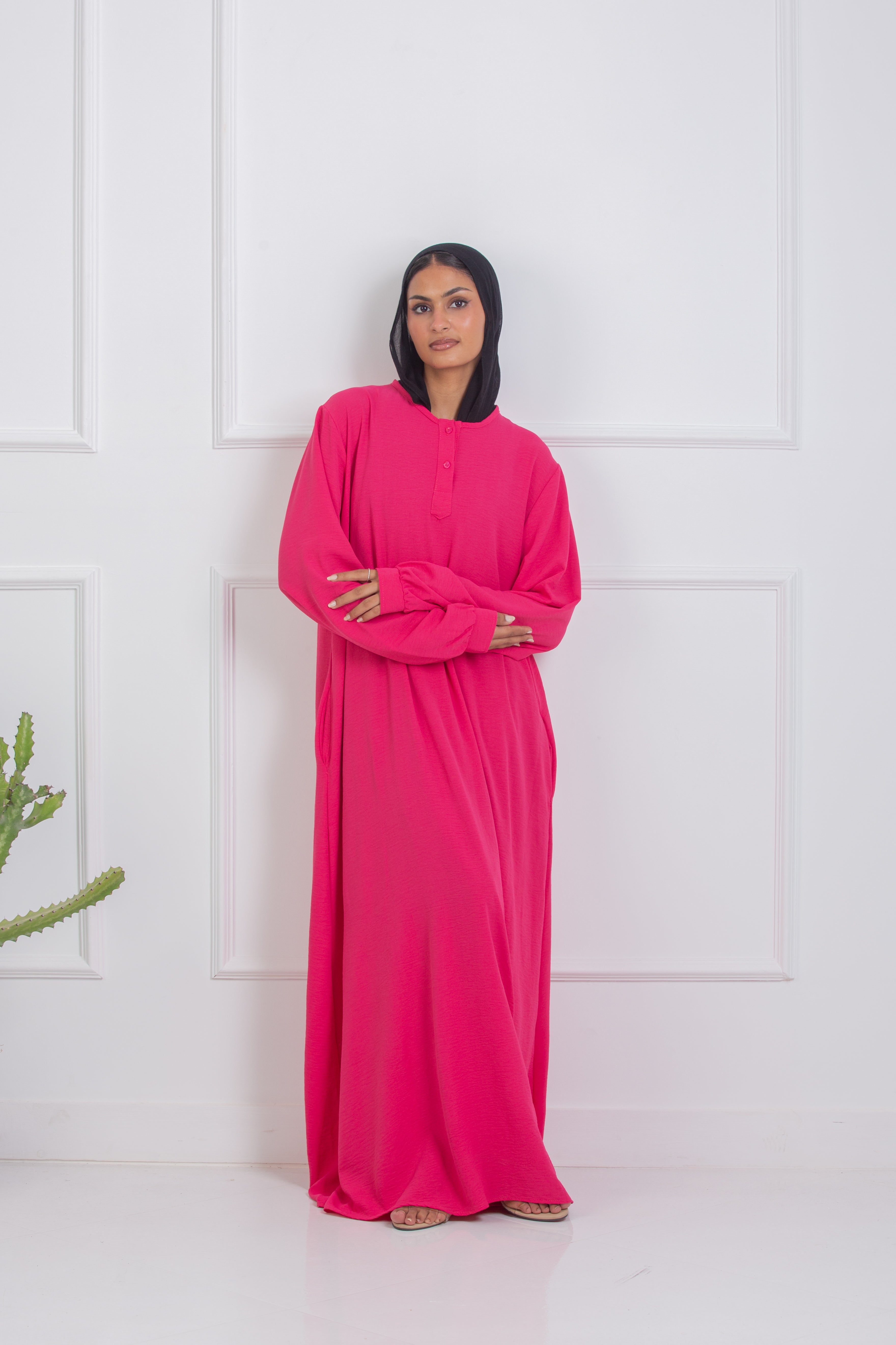 Softy Dress - Fuchsia