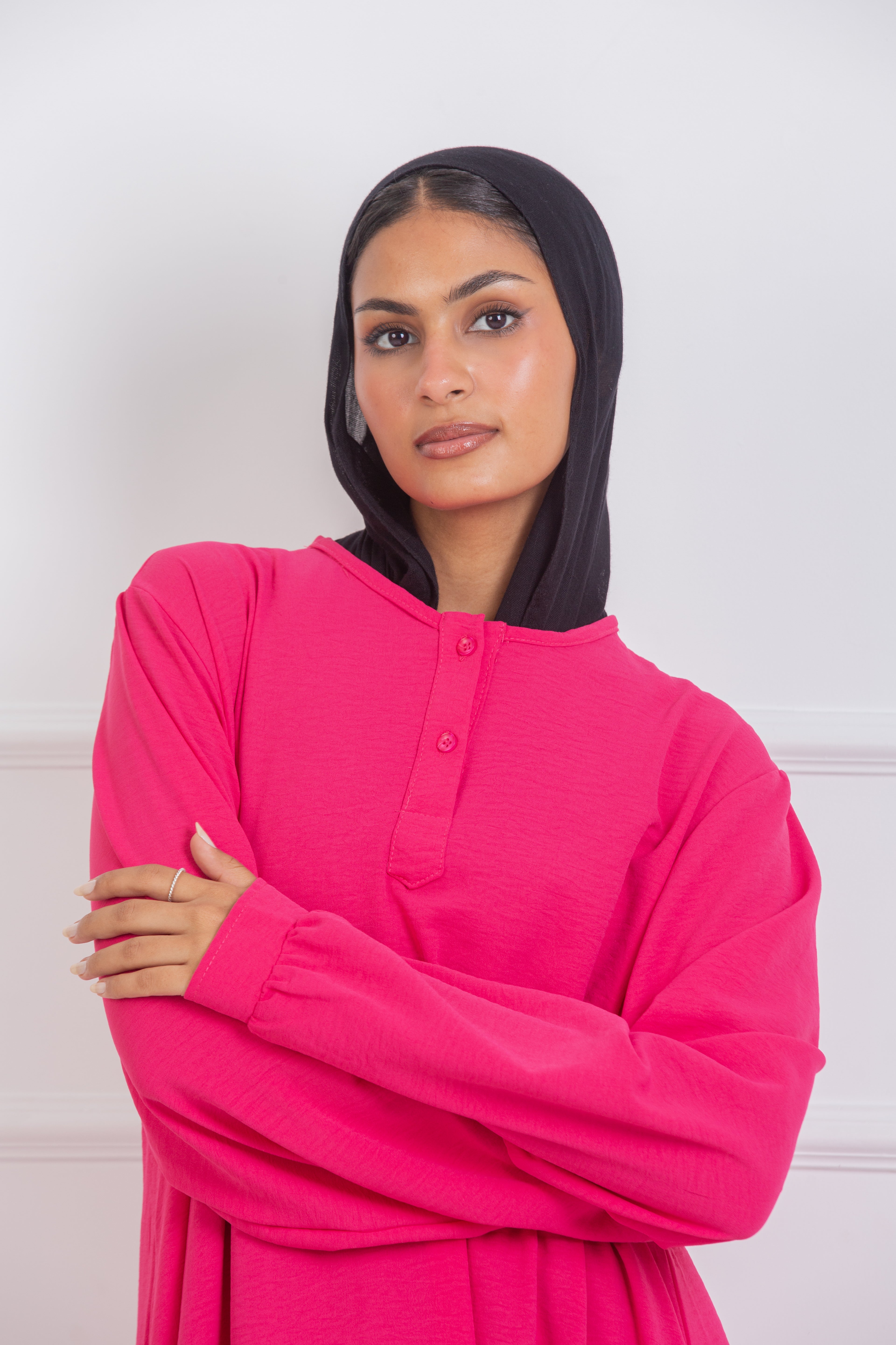Softy Dress - Fuchsia