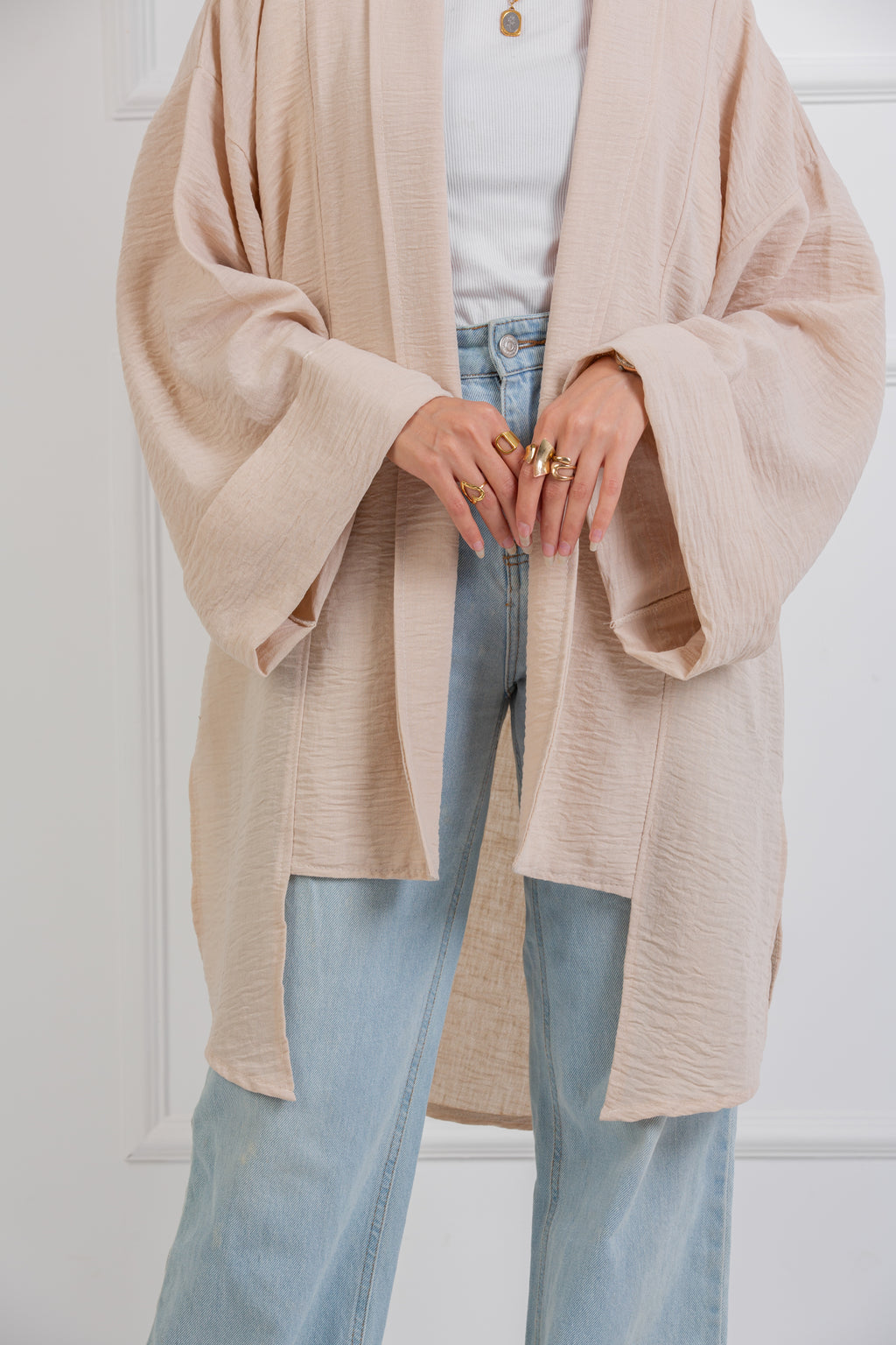 Easyfit Kimono - Light Beige