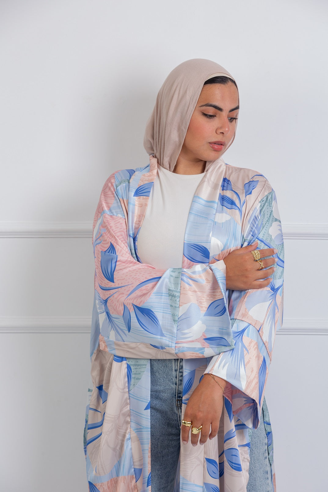 Breezy Satin Kimono