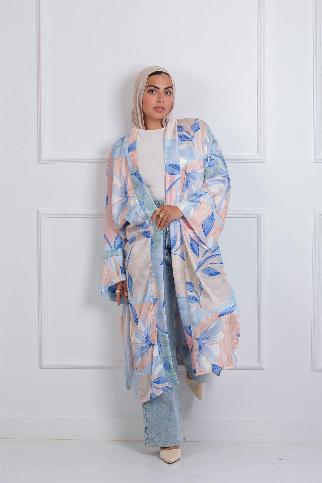 Breezy Satin Kimono