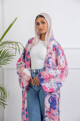 Jazzy Satin Kimono