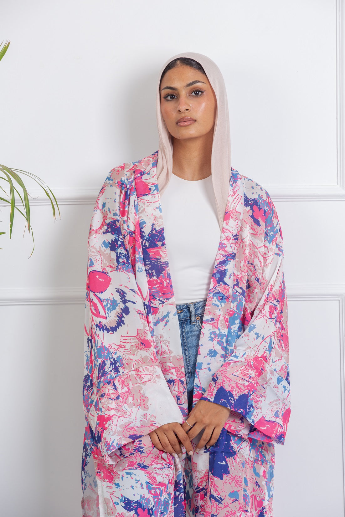 Jazzy Satin Kimono