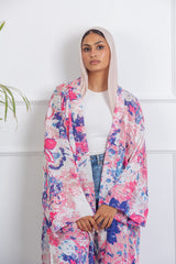 Jazzy Satin Kimono