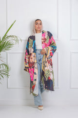 Hula Satin Kimono
