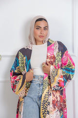 Hula Satin Kimono