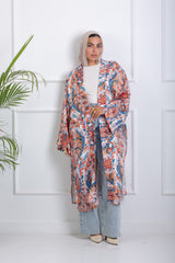 Tropical Satin Kimono