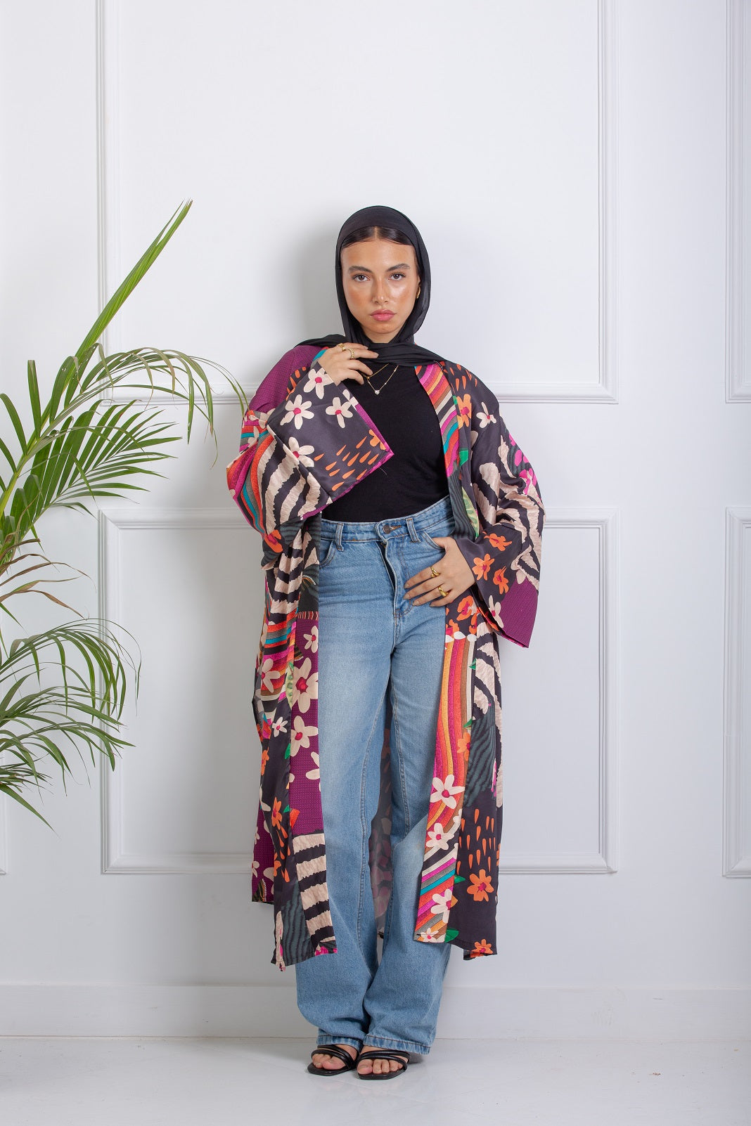 Hawaii Satin Kimono