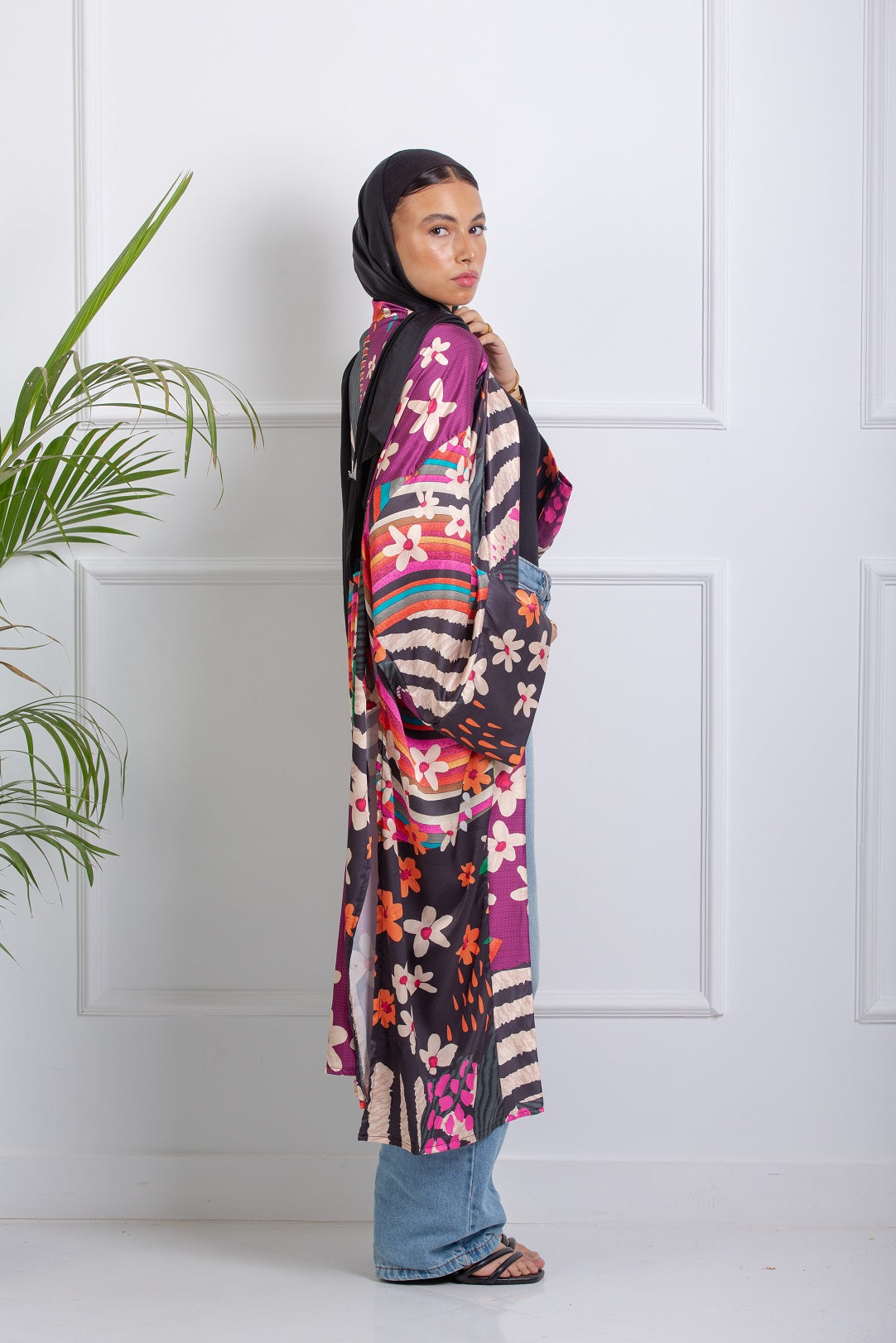 Hawaii Satin Kimono