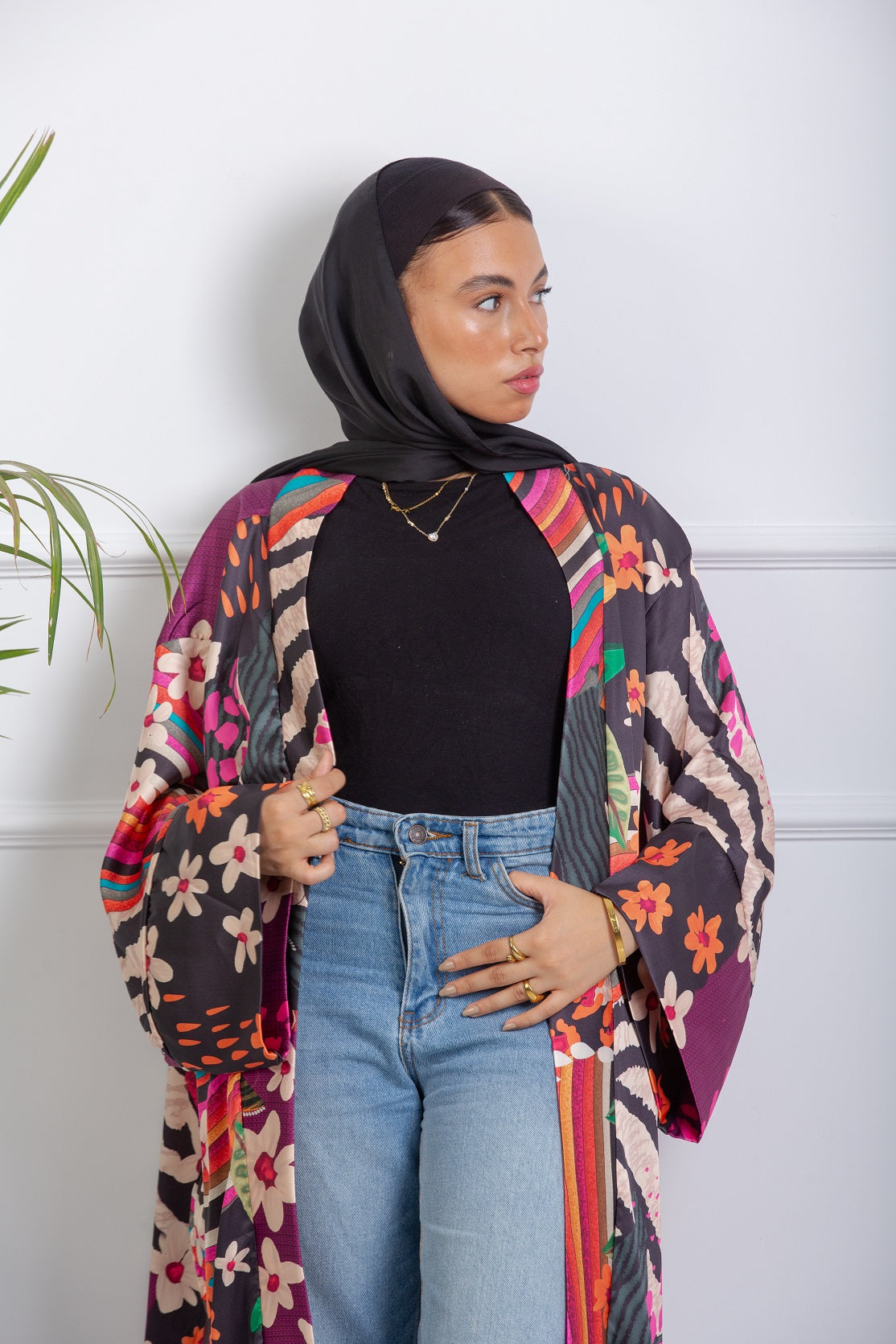 Hawaii Satin Kimono