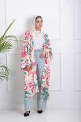 Blush Satin Kimono