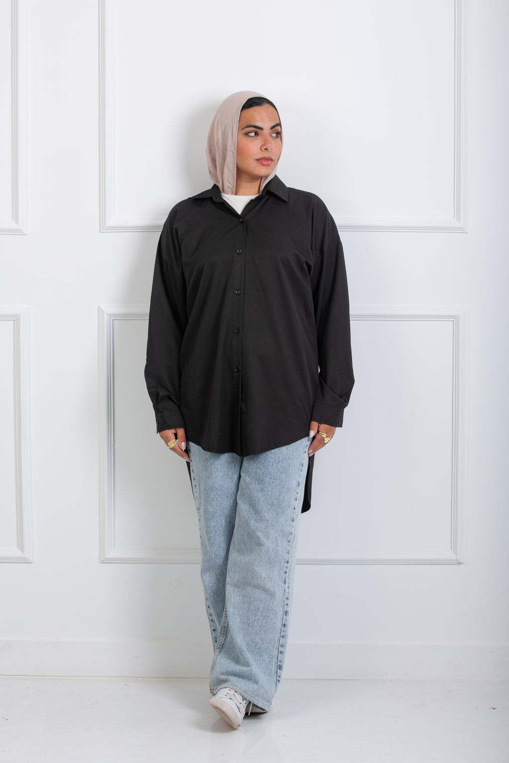 Ruffle-Back Shirt - Back