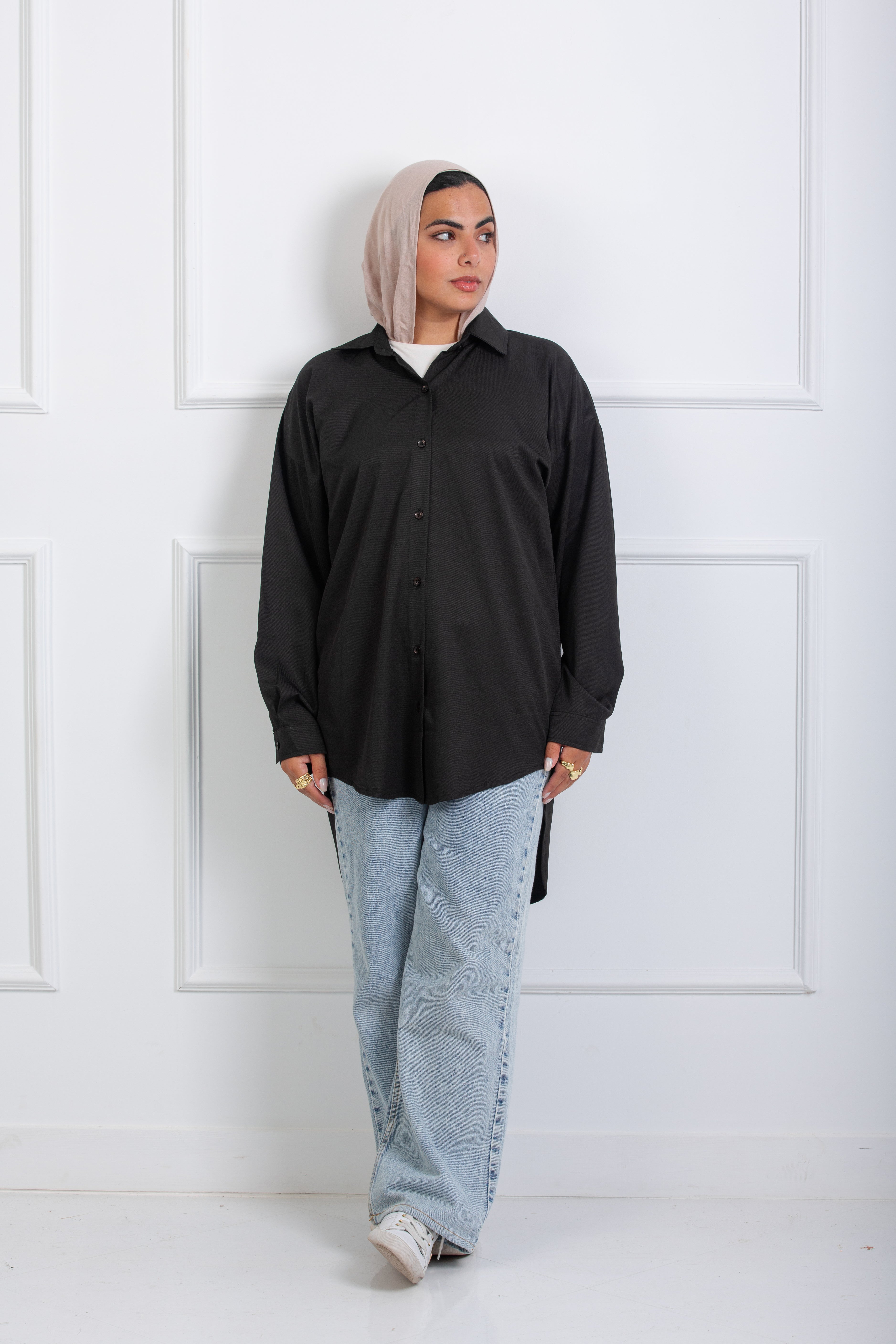 Ruffle-Back Shirt - Back